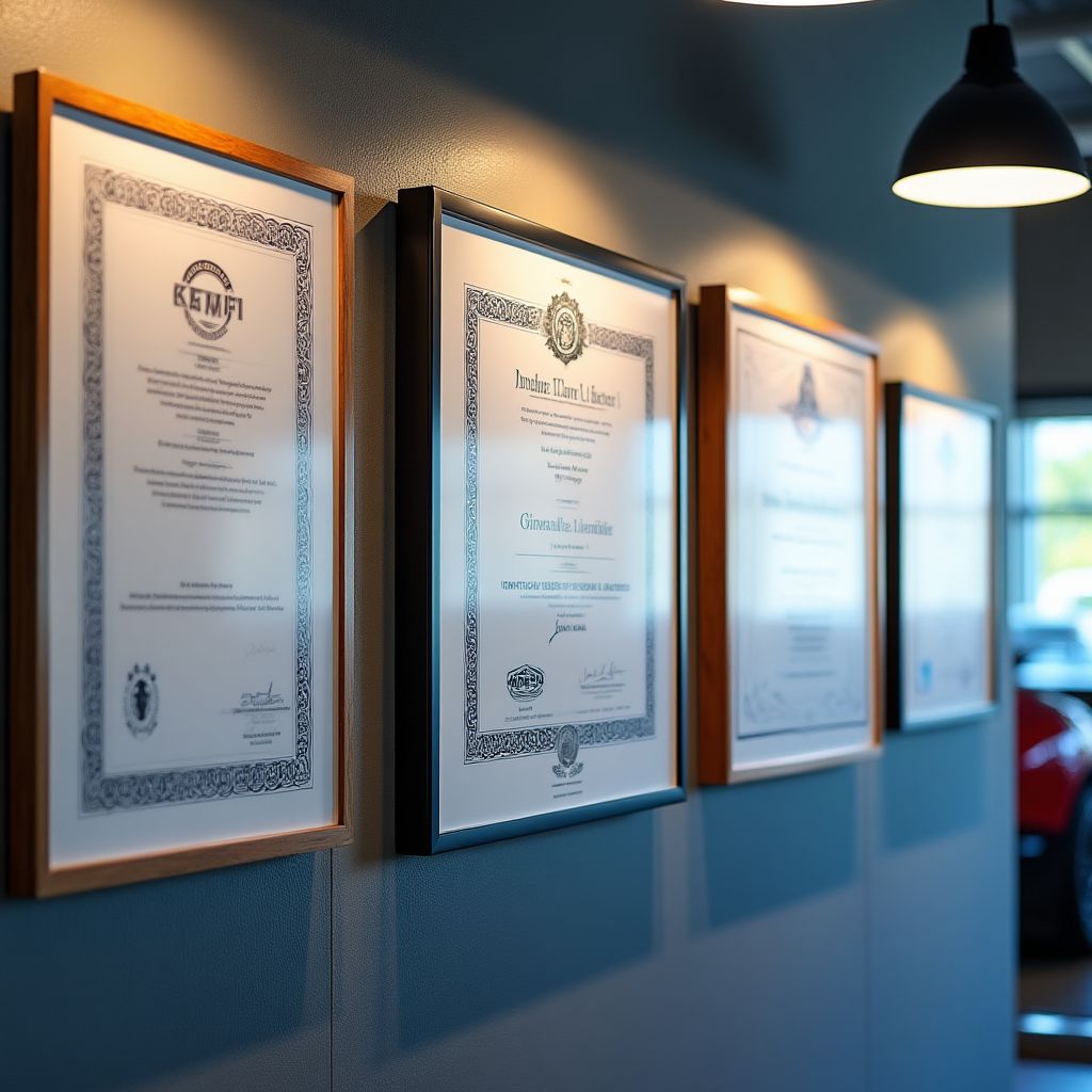 Certifikáty a ocenění AutoMaster