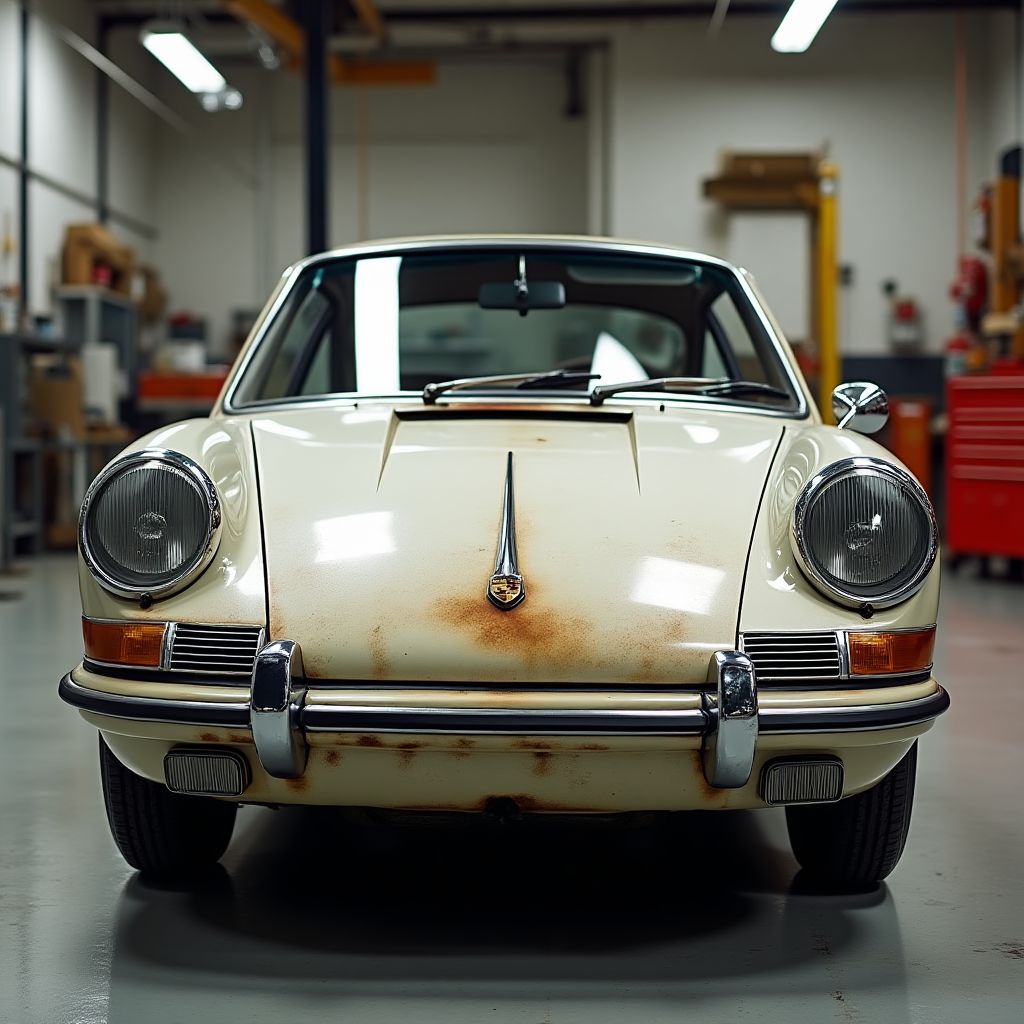 Restaurování klasického Porsche